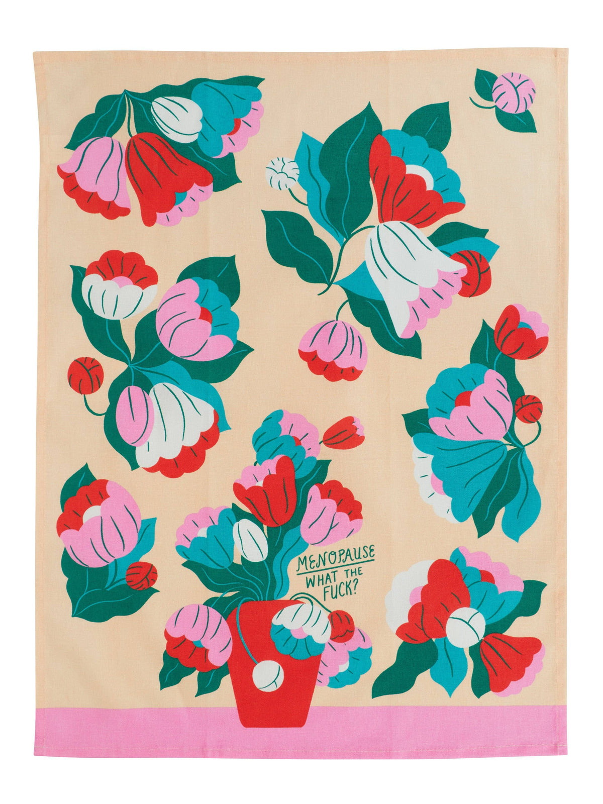 Menopause What the F*ck Tea Towel Gift UK