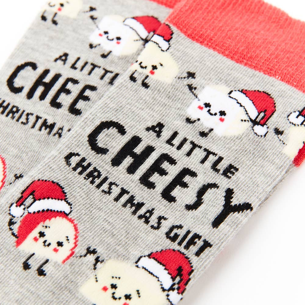 Cheesy Christmas Gift Socks | Laughing Sisters UK