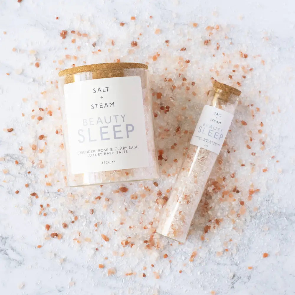 Beauty Sleep - Lavender & Rose Bath Salts 80g - Bath & Beauty