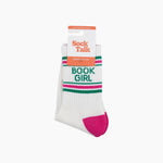 Book Girl - Organic Cotton Women's Sports Socks. Gifts for book lovers | Laughing Sisters UK