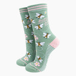 Buzz off - funny bee socks for women | Laughing Sisters UK