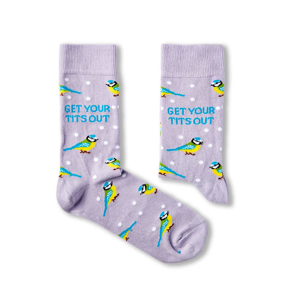 Get your tits out - funny socks | Laughing Sisters UK
