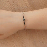 Funny wish string bracelet for someone who is always late | Laughing Sisters UK