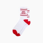 Hot Mess Organic Cotton Women's Sport Socks | Laughing Sisters UK