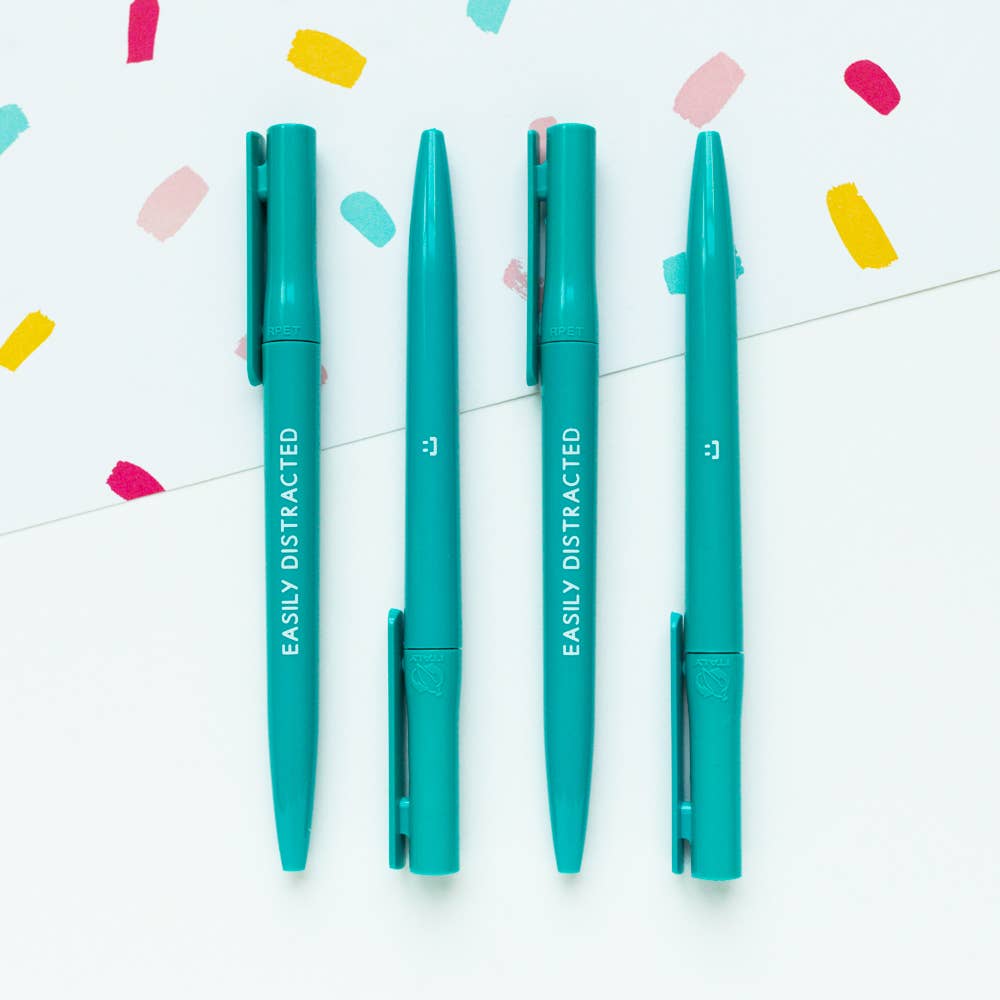 'Easily Distracted' Funny Pen | Laughing Sisters UK