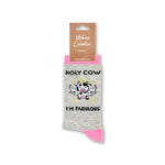 Holy Cow I'm Fabulous funny womens socks | Laughing Sisters UK
