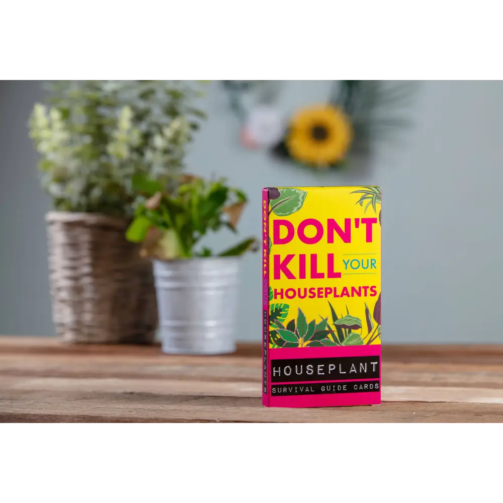 Don’t Kill Your Houseplants - Plant Care Cards - Books & Stationery
