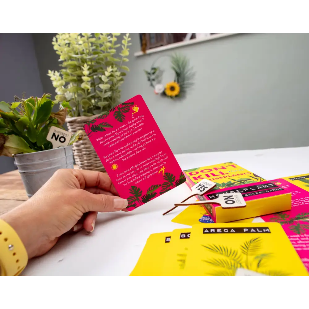 Don’t Kill Your Houseplants - Plant Care Cards - Books & Stationery