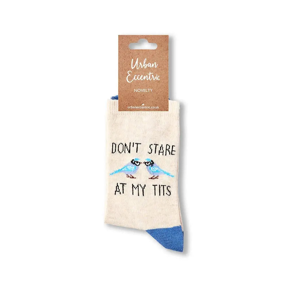Don’t Stare At My Tits Socks - Funny Women's Socks | Laughing Sisters UK