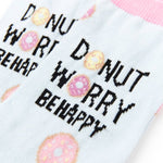 Donut worry, be happy women's socks | Laughing Sisters UK