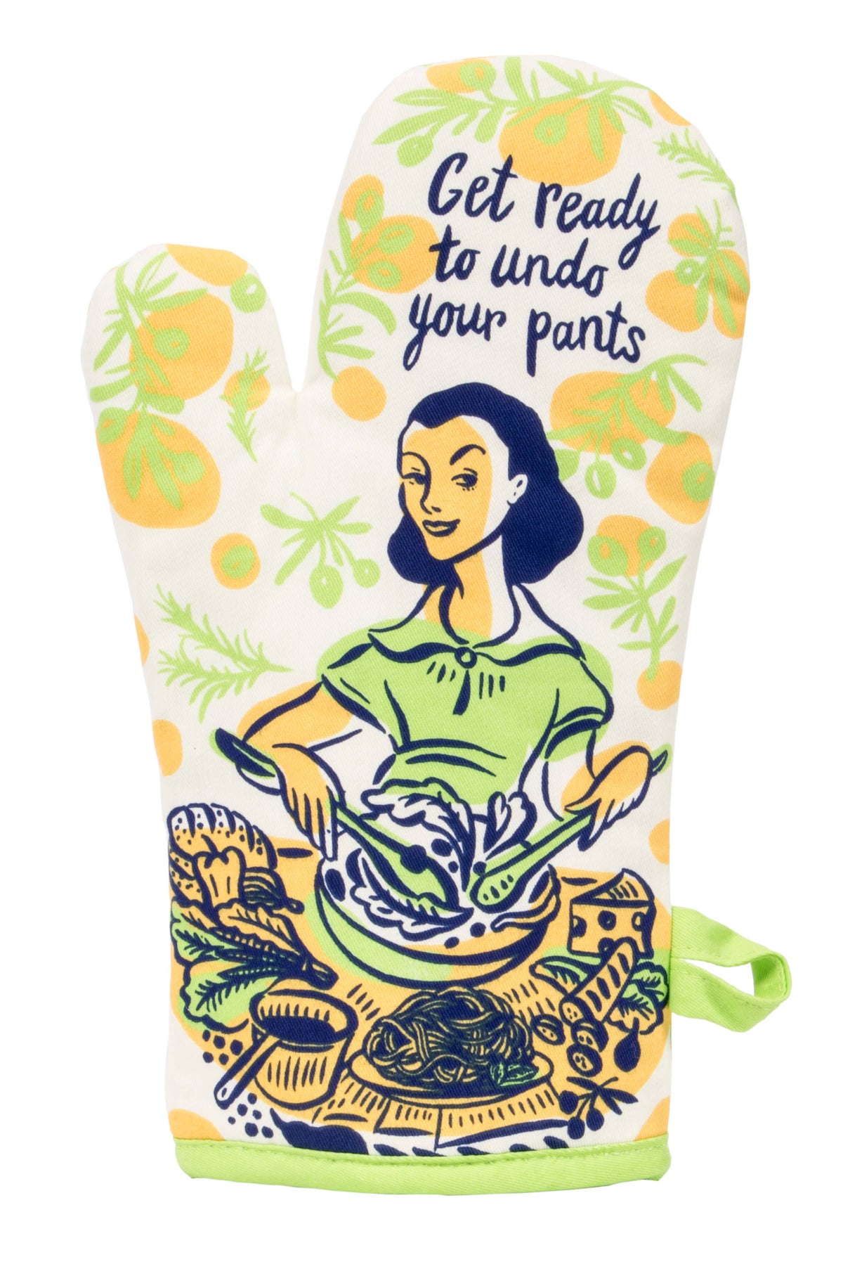 Undo your pants - funny oven glove | Laughing Sisters UK