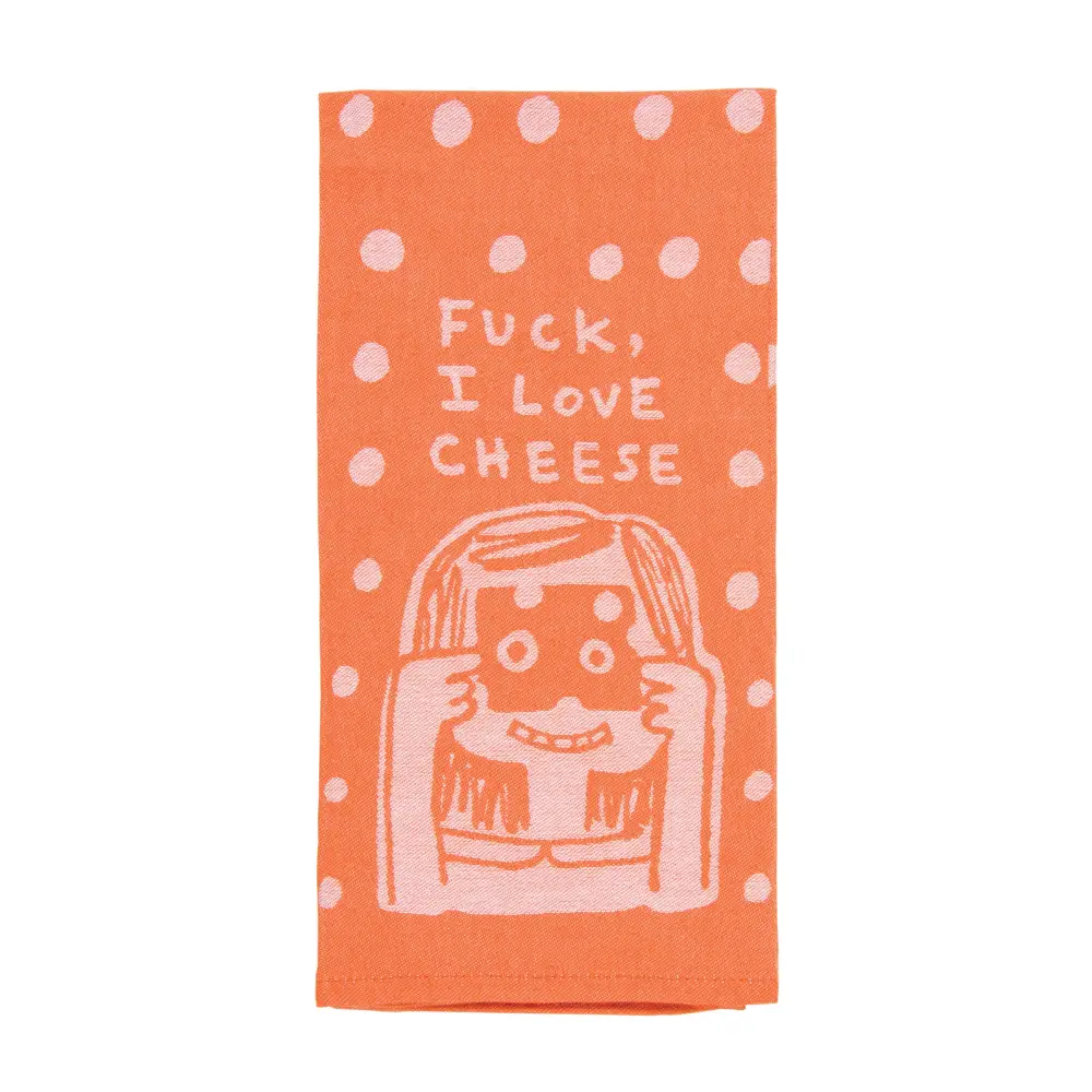 F*ck I Love Cheese Dish Towel - Kitchen