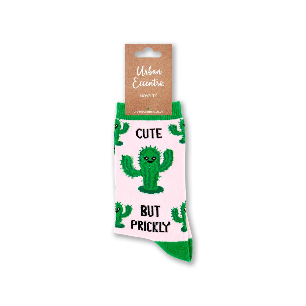Cute but prickly funny womens cactus socks | Laughing Sisters UK