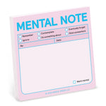 'Mental note' Sticky note memo pad | Laughing Sisters UK