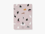 'Cat Content' Pink Notebook | Laughing Sisters UK
