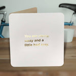 Classy, sassy & bad assy - Funny greeting card, Mother's Day Card or Galentine's card | Laughing Sisters UK