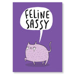 Feline Sassy Postcard - Books & Stationery