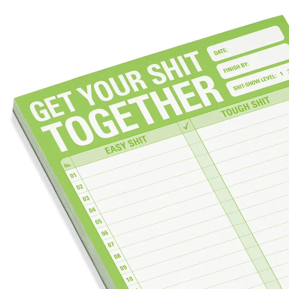 Get Your Sh*t Together Note Pad - Books & Stationery