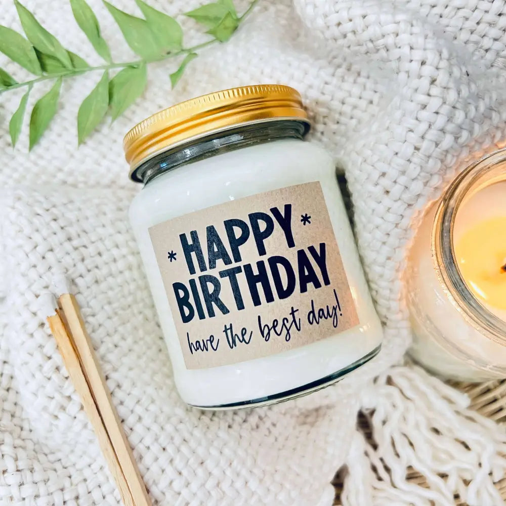 Happy Birthday Scented Candle - Candles