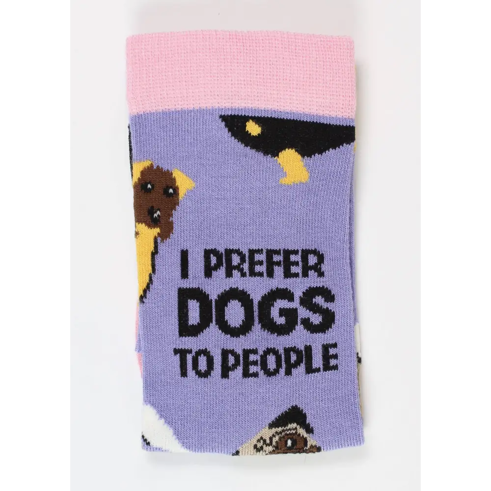 I prefer dogs to people - Women’s Bamboo Socks - Socks