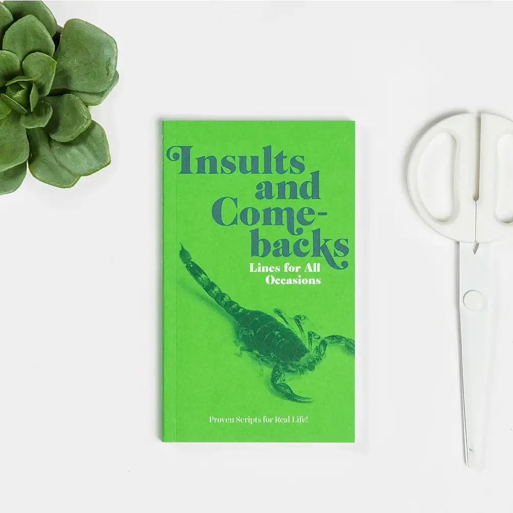 Insults & Comebacks - Lines for All Occasions Book - Books & Stationery