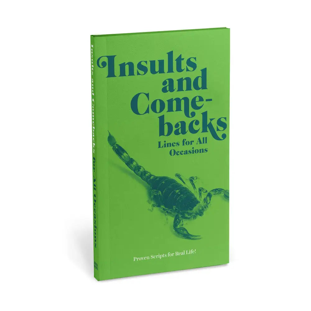 Insults & Comebacks - Lines for All Occasions Book - Books & Stationery