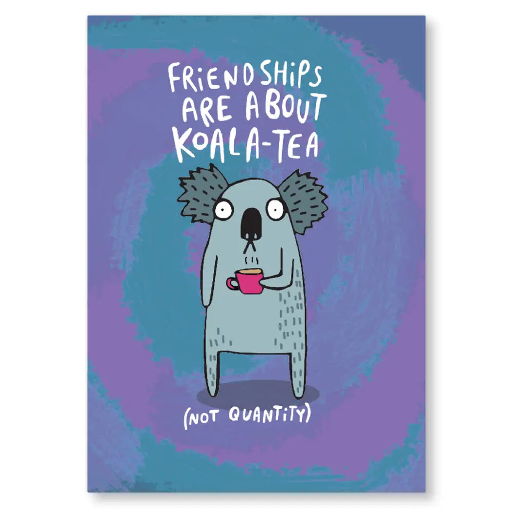 Koala Tea Postcard - Books & Stationery