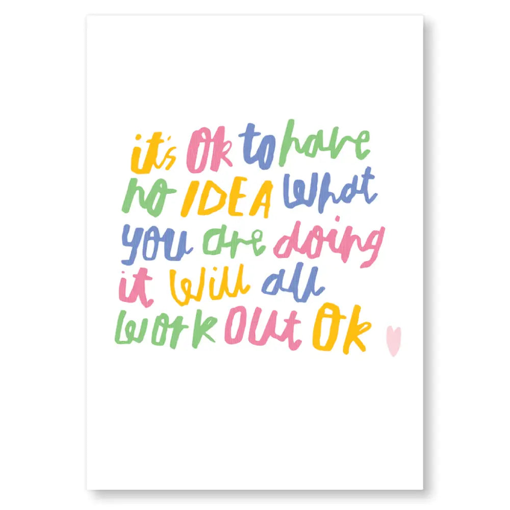 No Idea Postcard - Books & Stationery