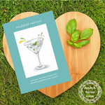 Seed & Recipe Card - Muddled Martini Gin Cocktail - Cards