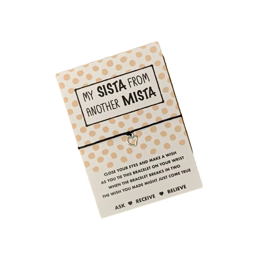 Sista From Another Mista Wish String - Jewellery