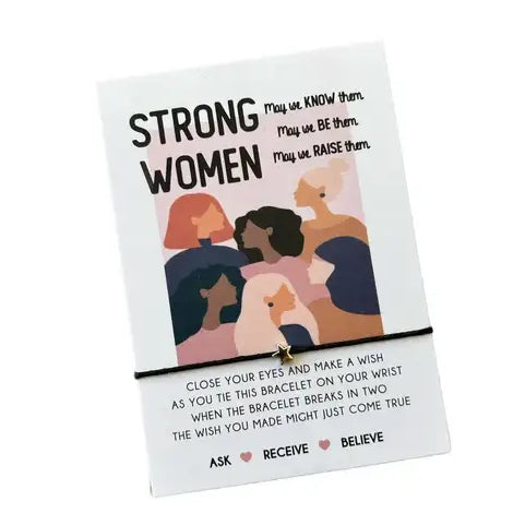Strong Women Wish String Bracelet - Jewellery