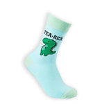 Tea-Rex Funny Dinosaur Socks | Laughing Sisters UK