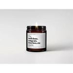 ’Well done congrats woo hoo etc’ Scented Candle - Candles
