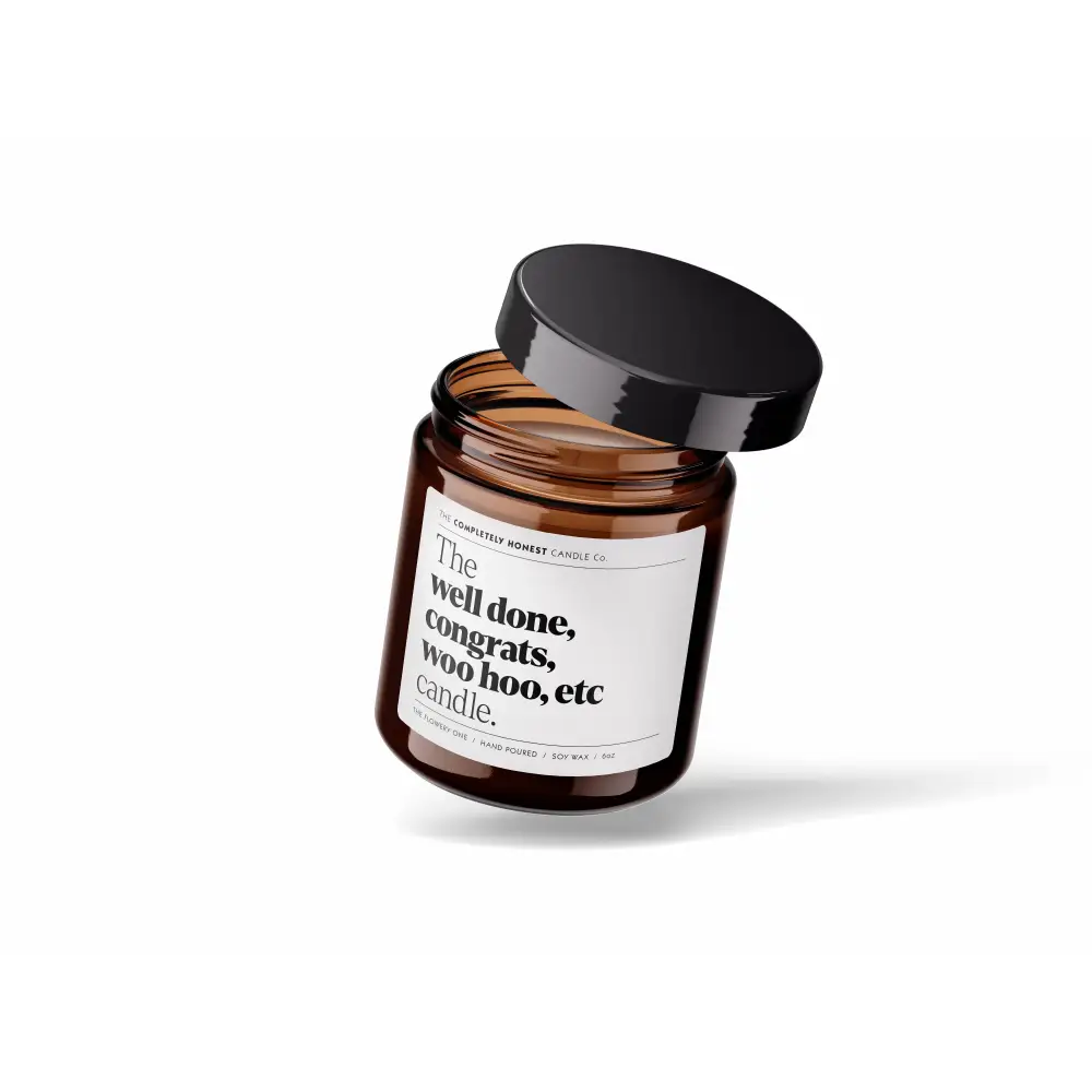 ’Well done congrats woo hoo etc’ Scented Candle - Candles