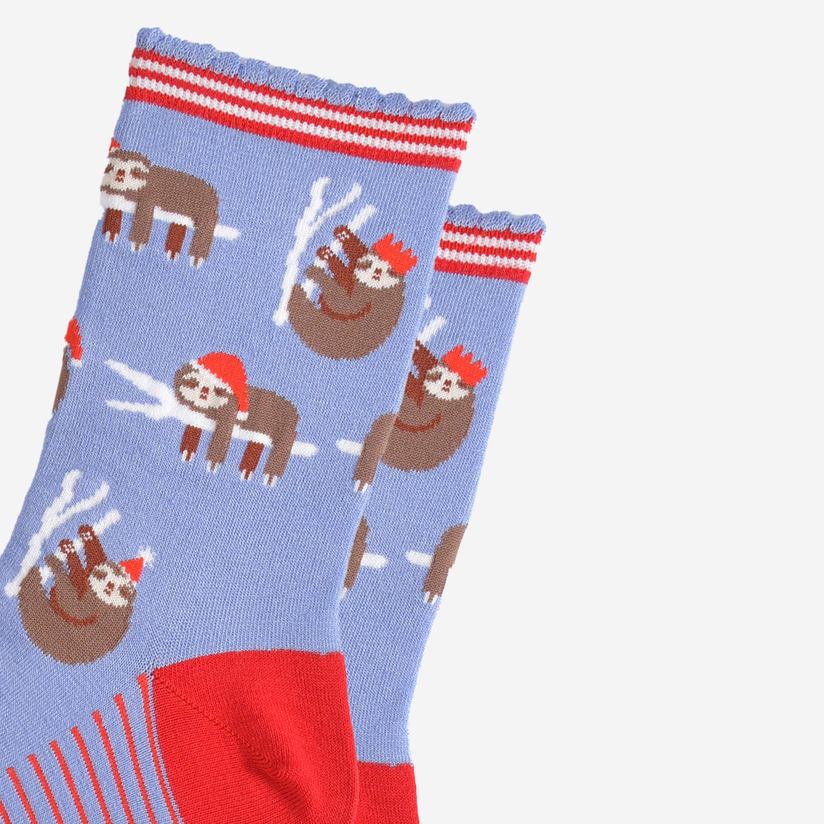 Christmas Sloth Women's Bamboo Socks | Laughing Sisters UK