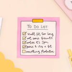 To Do List - Cute Vinyl Sticker | Laughing Sisters UK