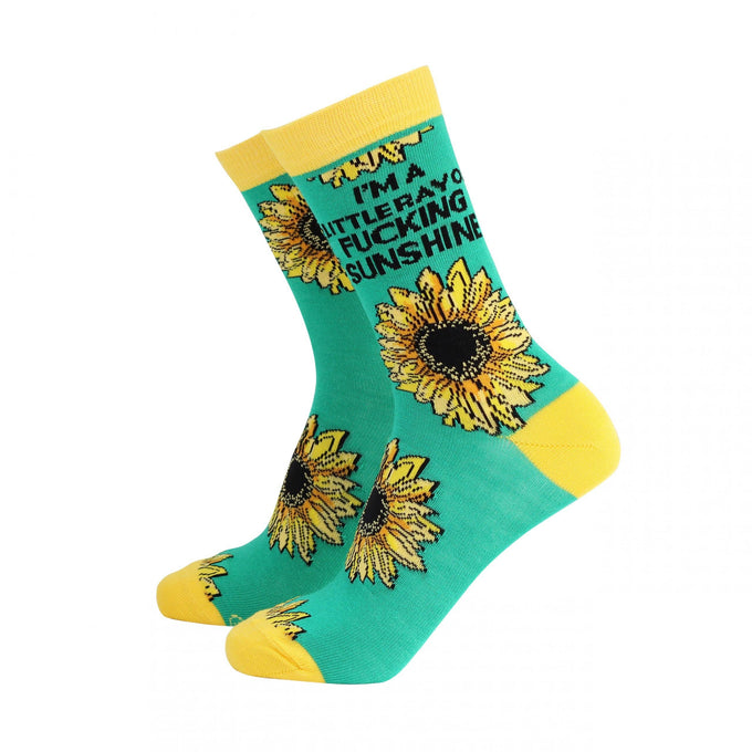 Little Ray of Sunshine sweary socks | Laughing Sisters UK