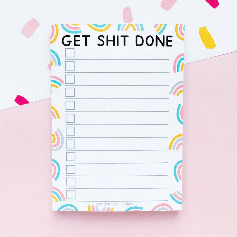 Get Shit Done Memo Notepad | Laughing Sisters UK