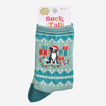 Christmas Border Collie Women's Bamboo Socks | Laughing Sisters UK