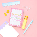 'This notebook will solve all my problems' A6 notebook | Laughing Sisters UK