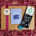 Teacher 'Thank You' Socks & Card