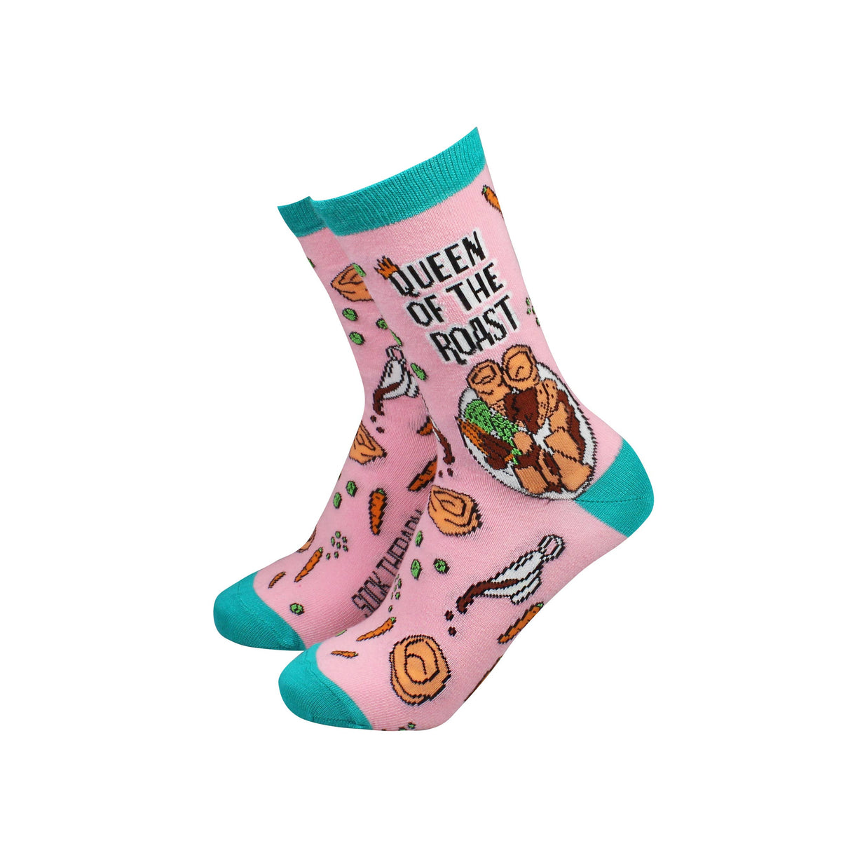 Queen of the Roast - Funny Women's Socks | Laughing Sisters UK
