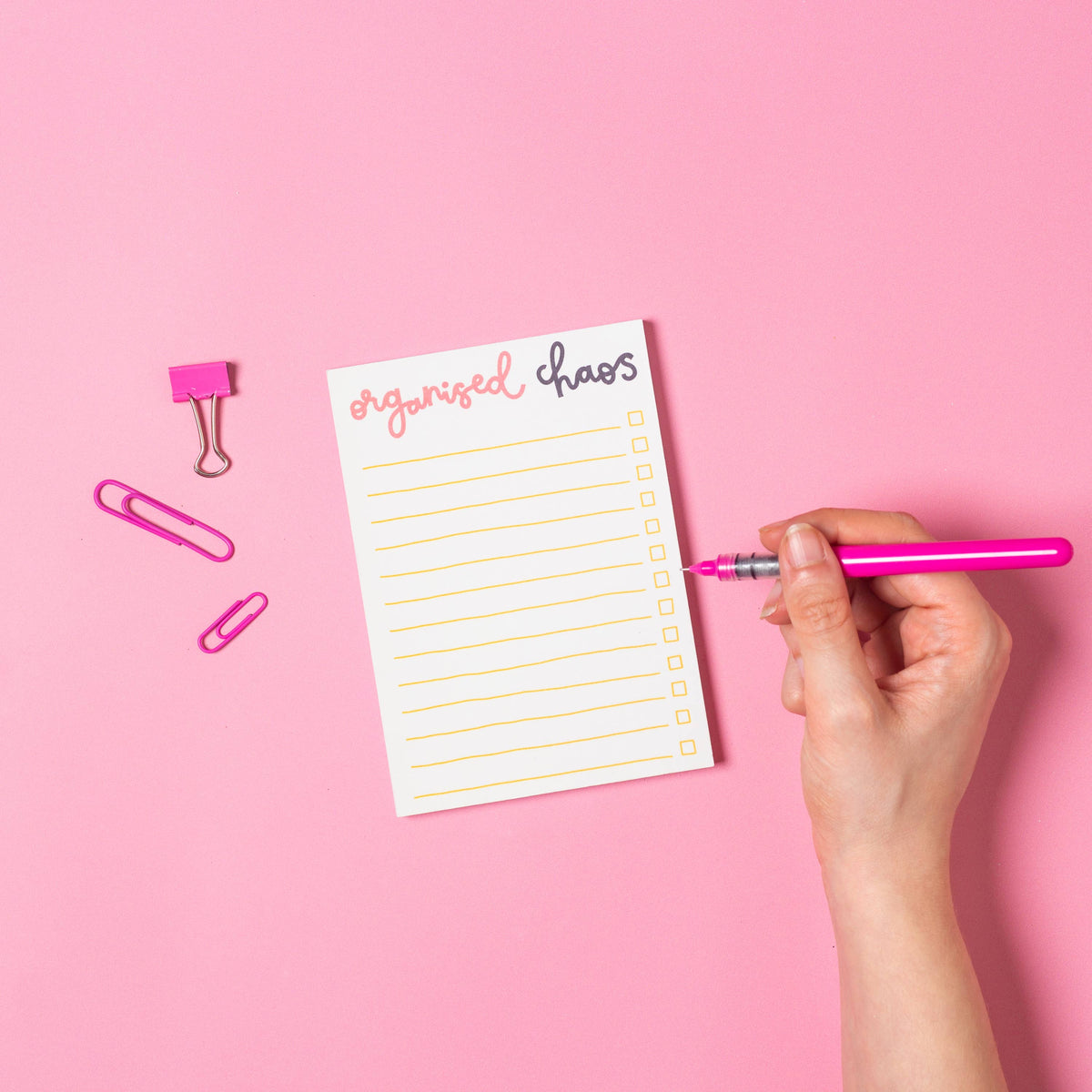 Organised Chaos A6 Notepad | Laughing Sisters UK