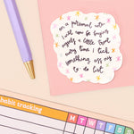 A Little Treat - Cute Vinyl Sticker | Laughing Sisters UK