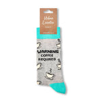 'Warning Coffee Required' Socks