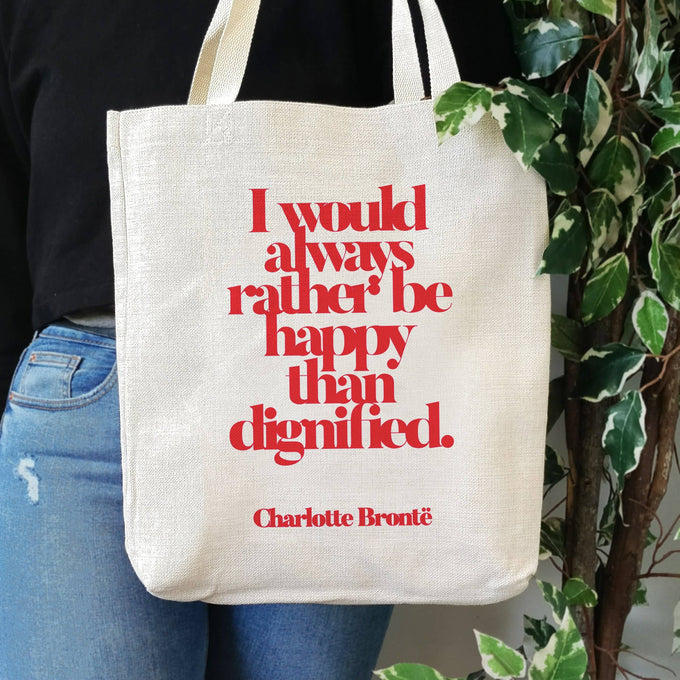 Jane Eyre Quote Tote Bag | Laughing Sisters UK
