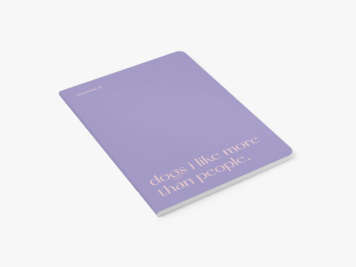'Dogs I Like More Than People' Notebook | Laughing Sisters UK