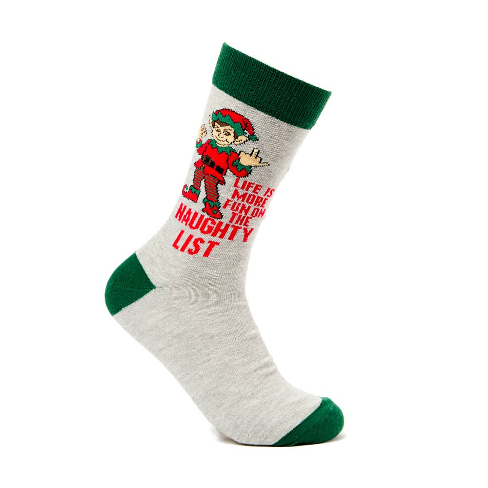'Life Is Better On The Naughty List' Socks