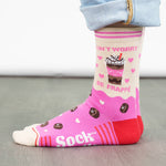 Don't worry be frappe - funny womens socks for coffee lovers | Laughing Sisters UK