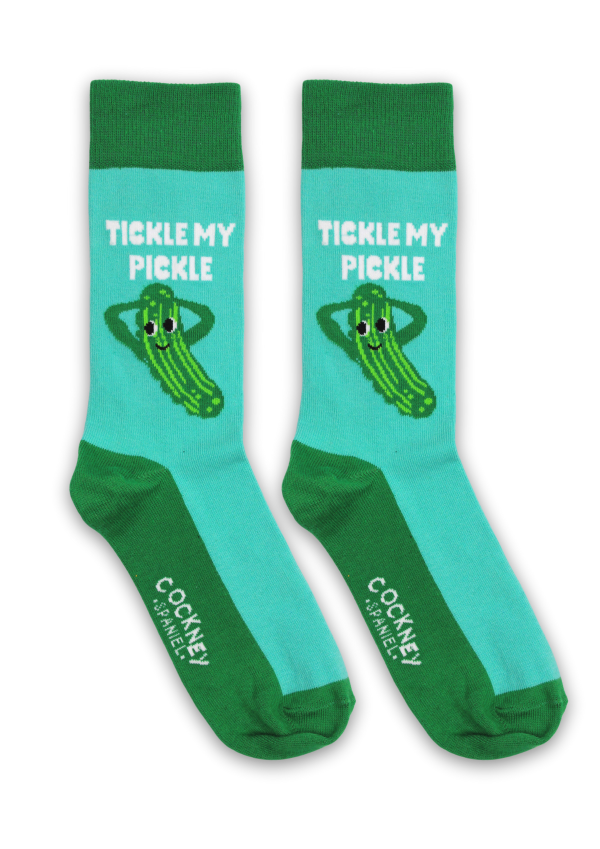 Tickle my pickle - funny Valentine's socks | Laughing Sisters UK